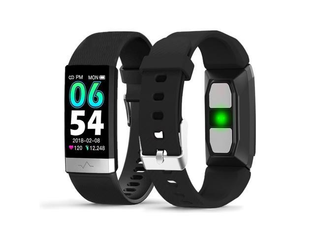 Smart Health Fitness Tracking Bracelet + Heart Rate Sensor, Blood Pressure Monitor, & Electrocardiogram (ECG)(iOS & Android)