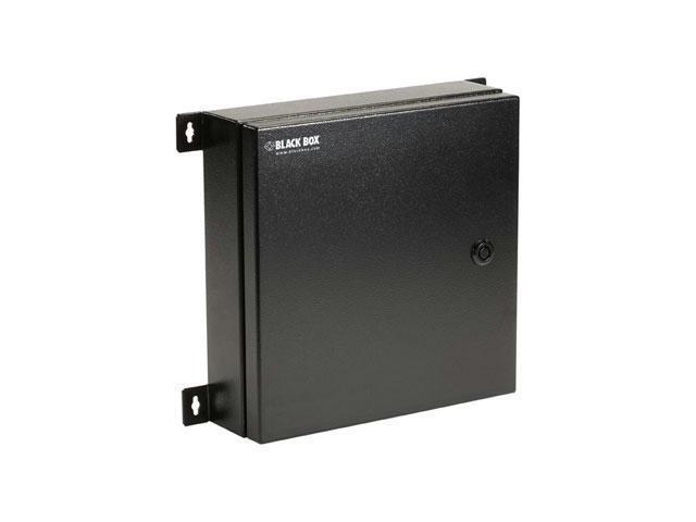Black Box JPM4001A-R2 Nema 4 Rated Fiber Optic Wallmount Encl 2 Adapter Panels