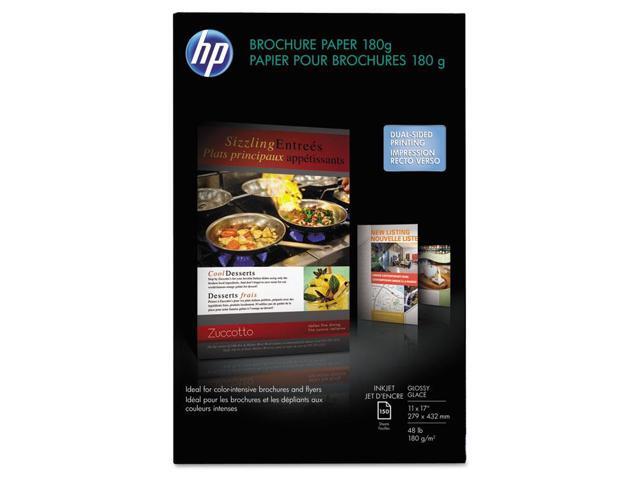Hp Inkjet Brochure/Flyer Paper 98 Brightness 48lb 11 x 17 White 150 Shts/Pk