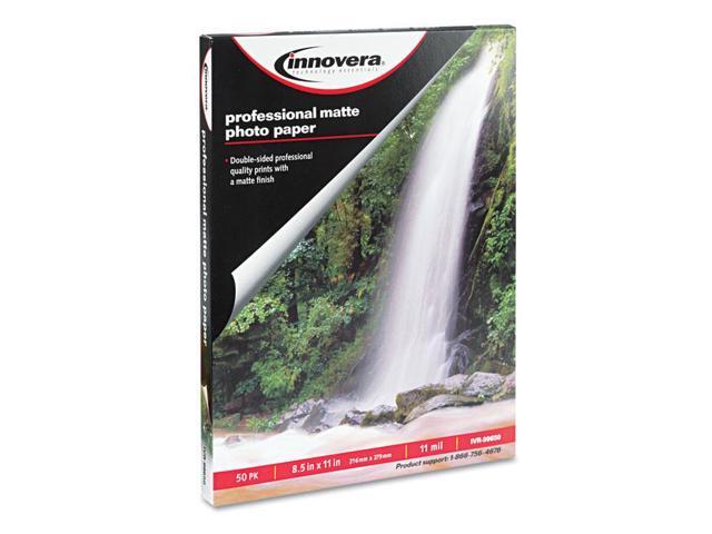 Innovera Heavyweight Photo Paper Matte 8-1/2 x 11 50 Sheets/Pack 99650