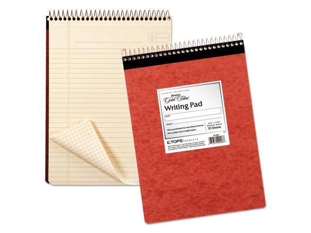 Ampad Gold Fibre Retro Wirebound Writing Pad Legal 8 1/2 x 11 3/4 Ivory 70 Sheets 20008R