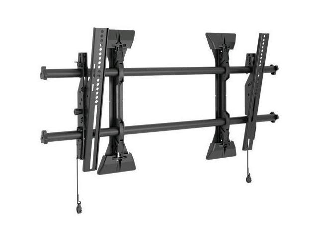 Chief XTM1U-G X-Large Fusion Micro-Adjustable Tilt Wall Mount - Mounting Kit For Lcd Display - Black - Screen Size: 55 Inch - 82 Inch - Wall-Mountable