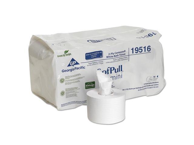 Georgia Pacific Professional SofPull Mini Centerpull Bath Tissue 5 1/4 x 8 2/5