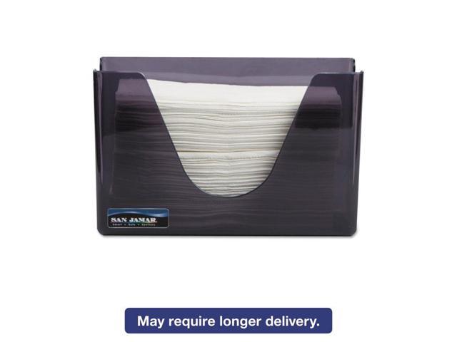 San Jamar Countertop Folded Towel Dispenser Plastic Black Pearl 11 x 4 3/8 x 7 T1720TBK