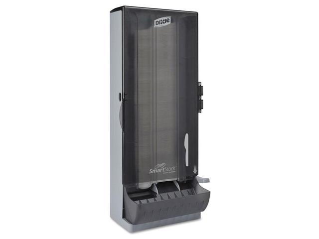 Dixie SSKPD120 Smartstock Utensil Dispenser, Knife, 10 Inch X 8.78 Inch X 24.75 Inch, Smoke