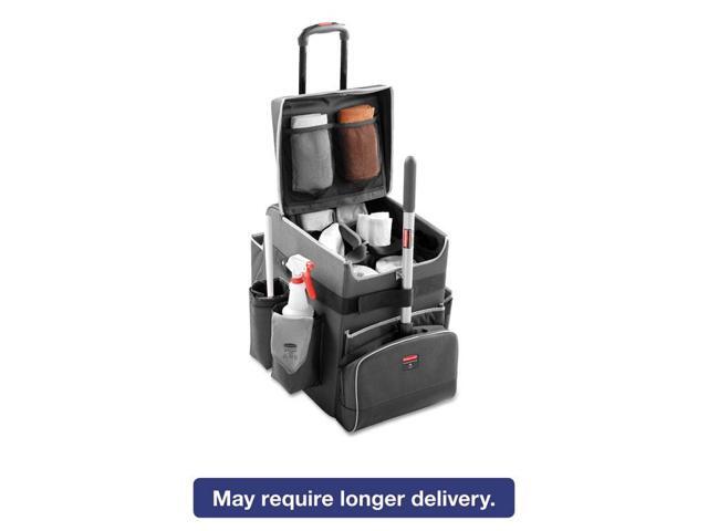Rubbermaid Commercial Executive Quick Cart Small 14 1/4 x 16 1/2 x 17 Dark Gray