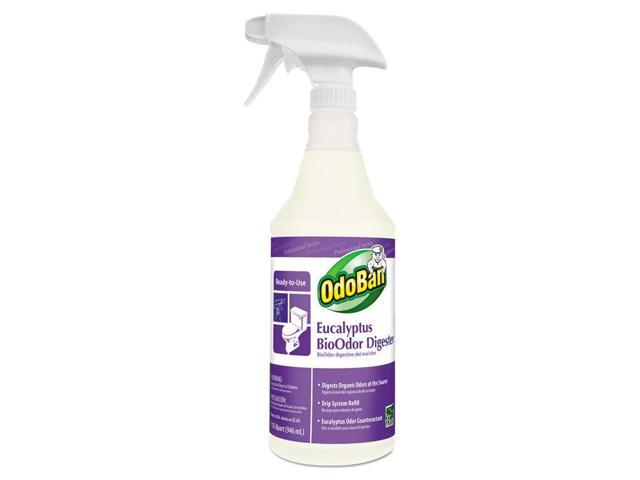 OdoBan CCC927062-QC12 Bioodor Digester, Eucalyptus Scent, 32 Oz Bottle, 12/Carton