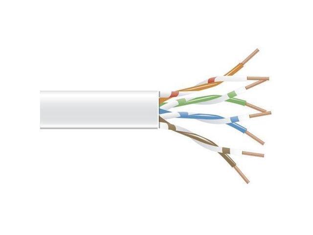 Black Box EVNSL0650A-1000 1000Ft Spool White Cat6 550Mhz Stranded Cable Unshielded Pvc