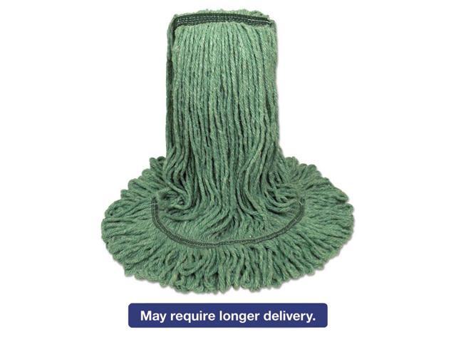 Boardwalk Mop Head Premium Standard Head Cotton/Rayon Fiber Medium Green 502GNNB