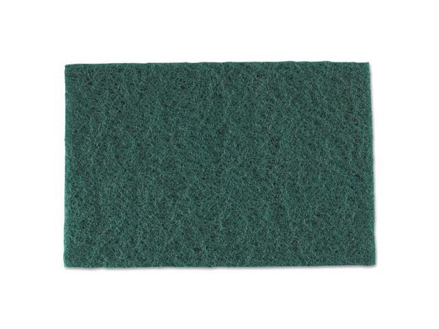 Royal RPP S960 Medium-Duty Scouring Pad, 6.00' x 9.00', Green, 60 / Case