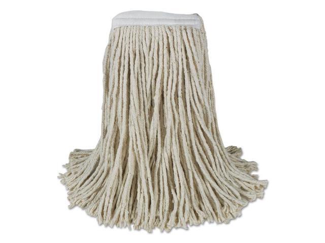 Boardwalk Banded Cotton Mop Heads, Cut-End, 20oz, White, 12/carton BWKCM20020 Includes 12 mop heads.