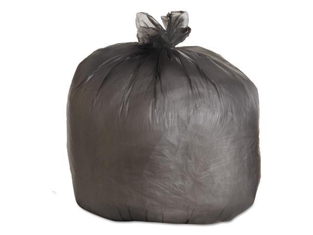 Boardwalk 404622BLK High-Density Can Liners, 40 x 46, 45-Gal, 19 Micron Equivalent, Black, 25/Roll, 1 Roll
