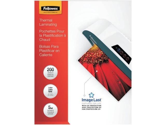 Fellowes Laminating Pouches 5mil Ltr 200/PK Clear 5245301