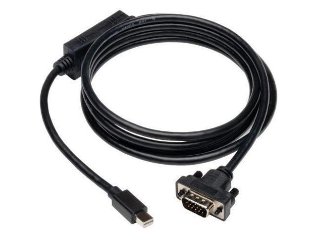 Tripp Lite P586-010-VGA-V2 10 ft. Mini DisplayPort 1.2 to VGA Active Adapter Cable, Mini DP to HD15 (M/M), 1920x1200/1080p