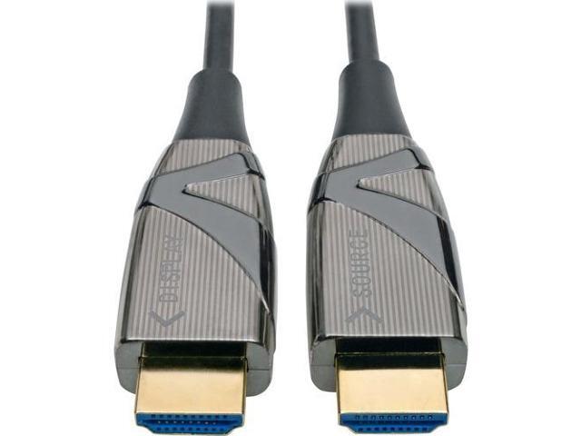 Tripp Lite Fiber Optic HDMI 2.0 (Active HDMI Cable), High Speed HDMI Cable, 4K, 60Hz, 4:4:4, 18 Gbps, 30 m. (98 ft.) Black (P568-30M-FBR)