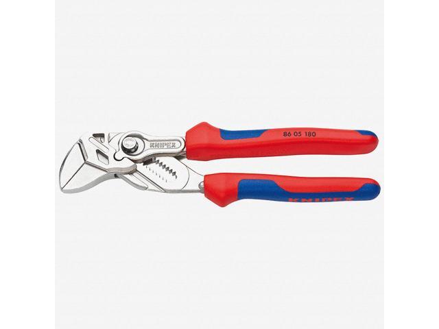 KNIPEX 86 05 250 10 in Knipex Cobra Straight Jaw Plier Wrench Smooth,