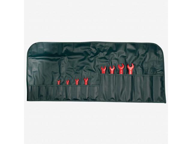 WIHA 20093 Ins Open End Wrench Set,15Deg,6-19mm,8Pc