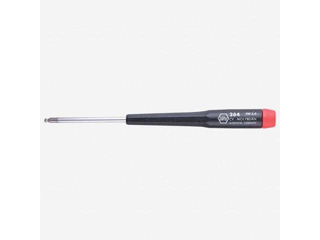 WIHA 26419 Precision Hex Screwdriver 5/64 in Round