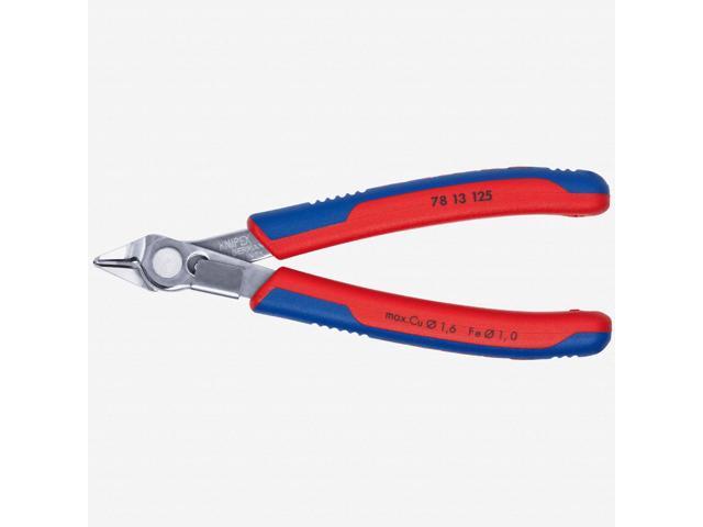 KNIPEX 78 13 125 Electronic Plier w/Lead Catcher,SS