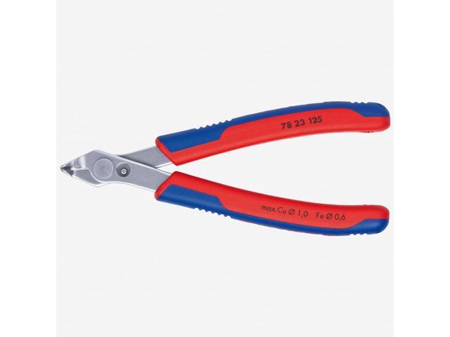KNIPEX 78 23 125 Electronic Pliers,SS,Angled
