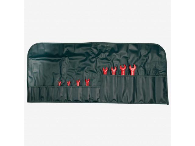 WIHA 20093 Ins Open End Wrench Set,15Deg,6-19mm,8Pc