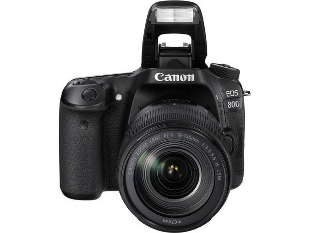 Canon EOS 80D DSLR Camera with 18-135mm Lens (Intl Model) Basic Bundle