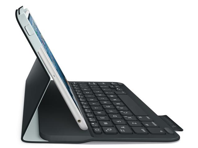 Logitech Wireless Ultrathin Keyboard Folio Case for iPad Mini 1, 2, 3- Carbon Black 920005893 [Non-Retail Packaging]