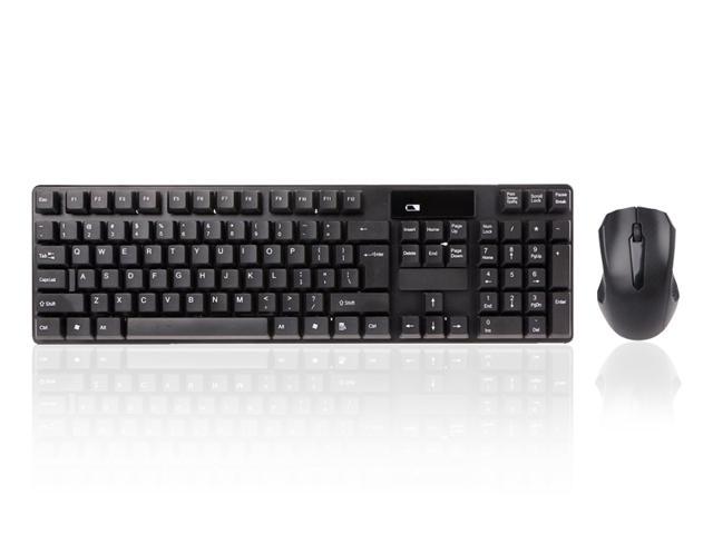 Speedex 2.4Ghz Wireless Keyboard and Mouse Combo Set Black color