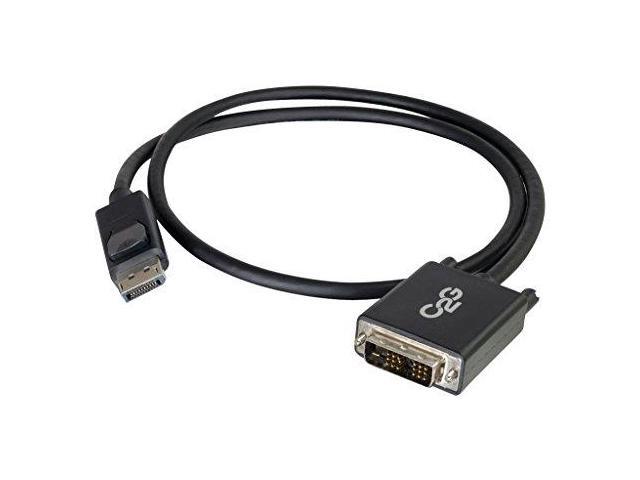 C2G DisplayPort (M) to Single Link DVI-D (M) Adapter Cable. 6 ft - Black - image 3