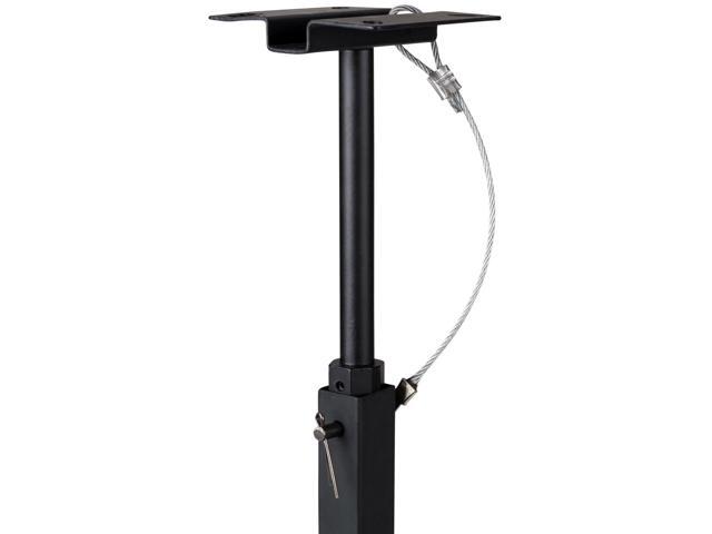 Dayton Audio QS204PB 4-Way Pole Mount Speaker Bracket for QS204-4 Quadrant Speakers - Black