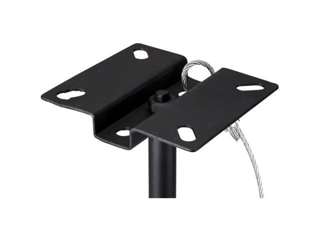 Dayton Audio QS204PB 4-Way Pole Mount Speaker Bracket for QS204-4 Quadrant Speakers - Black