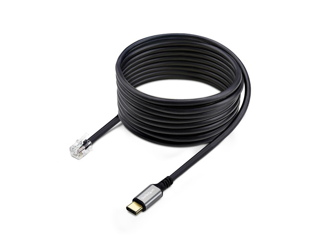 StarTech USB-C to RJ9 Adapter for Office Phone Handset or Wired/Wireless Headset, Use Existing Landline Hardware, 6ft/1.8m, For Laptop/Desktop...