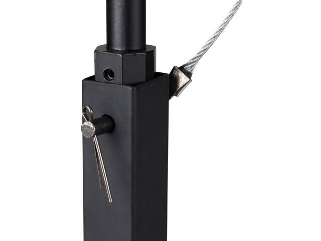 Dayton Audio QS204PB 4-Way Pole Mount Speaker Bracket for QS204-4 Quadrant Speakers - Black