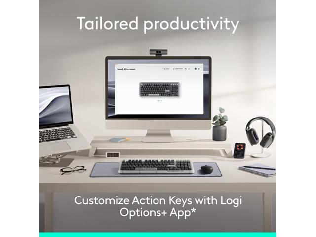 Logitech - Alto Keys K98M Full-size Wireless Mechanical keyboard with Backlit keys for PC, Mac, Laptops - Graphite - image 12