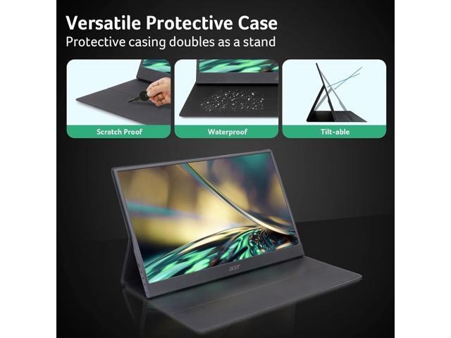 Acer - 15.6" IPS FHD FreeSync Portable Monitor (DisplayPort, HDMI) - Black - image 12