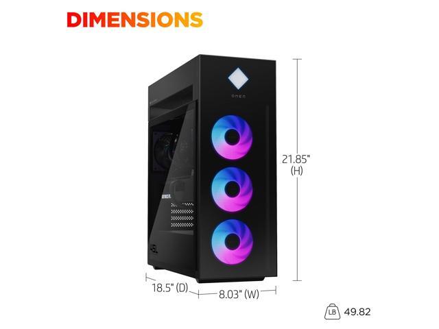 HP - OMEN 45L Gaming Desktop GT22-3060 - Intel Core Ultra 7 265K - 32GB Memory - 1024GB SSD - Black - image 12