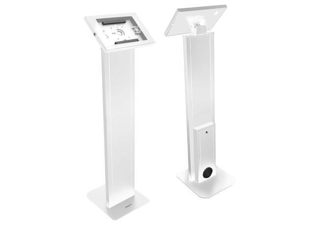 Mount-It! Anti-Theft Tablet Floor Stand, Commercial Tablet Floor Kiosk with Universal Enclosure, Locking Mount Stand for iPad Gen 7-10, Pro, Air,...