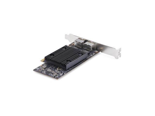 StarTech 2-Port PCIe 10Gb Ethernet Network Card - Dual RJ45 10GBase-T/Gigabit - Broadcom BCM57416 Chipset - Windows & Linux (PR210B-NETWORK-CARD)
