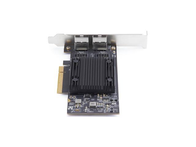 StarTech 2-Port PCIe 10Gb Ethernet Network Card - Dual RJ45 10GBase-T/Gigabit - Broadcom BCM57416 Chipset - Windows & Linux (PR210B-NETWORK-CARD)