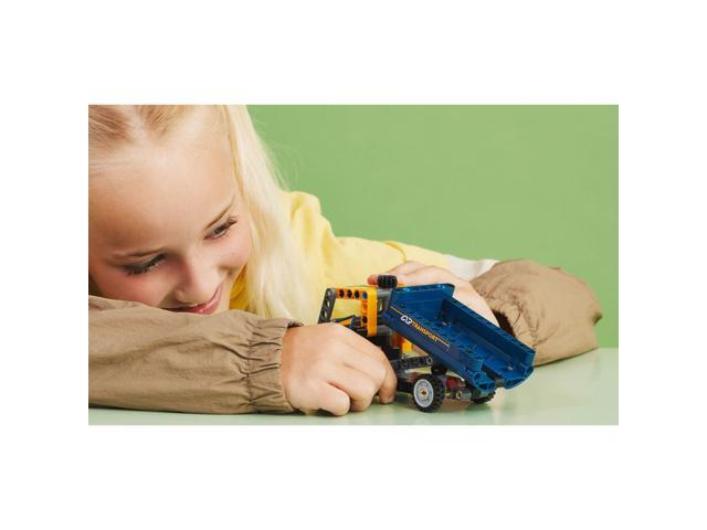 LEGO Technic Dump Truck 42147, 2in1 Toy Set, Construction Vehicle Model to Excavator Digger, Engineering Toys, Gift for Kids, Boys, Girls Ages 7 Plus