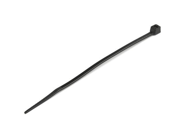 StarTech 1000 Pack 4' Cable Ties Black Small Nylon/Plastic Zip Ties Adjustable Network Cable Wraps UL TAA