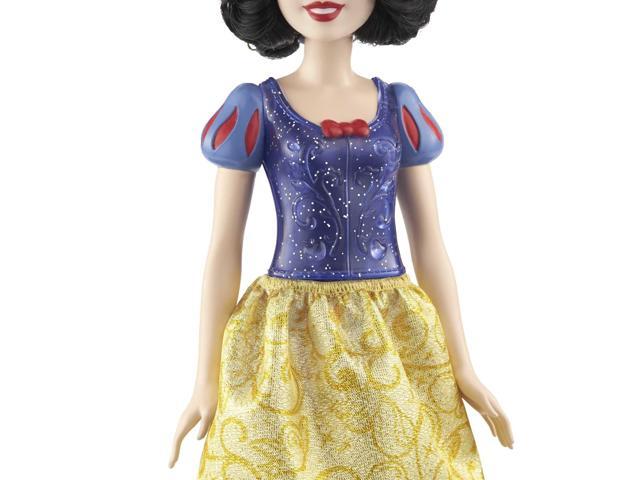Mattel Disney Princess Toys, Snow White Fashion Doll, Sparkling Look with Black Hair, Brown Eyes & Hair Accessory, Inspired by the Movie