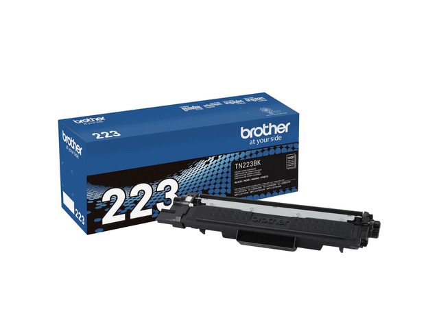 Genuine TN223BK Standard Yield Black Toner Cartridge, TN223 Up to 1,400-page yield; compatible with HL-L3210CW, MFC-L3710CW, and select color laser...