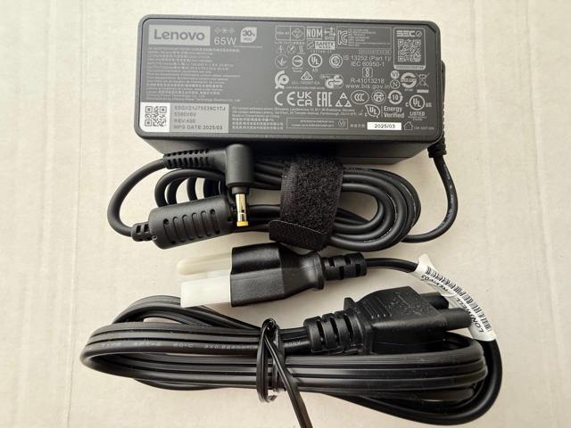 Lenovo - 65W Round Tip AC Adapter - Black - image 10
