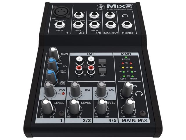 Mackie - Mix5 Compact Mixer - Black - image 12