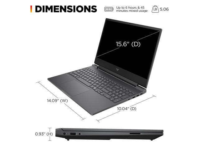 HP - Victus Laptop 15-FA2500NR - Intel Core i5-13420H - 8GB Memory NVIDIA GeForce RTX 2050 - 512 GB SSD - Mica Silver - image 8