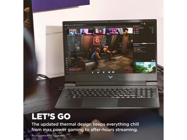 HP - Victus Laptop 15-FA2500NR - Intel Core i5-13420H - 8GB Memory NVIDIA GeForce RTX 2050 - 512 GB SSD - Mica Silver - image 9