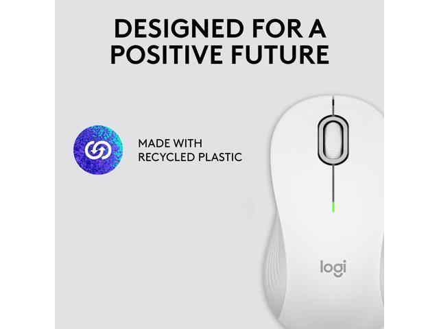 Logitech - Signature M550 Wireless Bluetooth Optical Ambidextrous Mouse with Silent Clicks - Wireless - Off-White - image 10