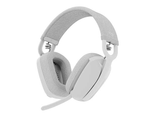 Zone Vibe 100 Wireless Over Ear Headphones - Off White Lightweight, over ear, advanced multipoint Bluetooth, works with Teams, Google Meet, Zoom,...