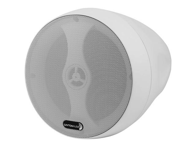 Dayton Audio WP65BTW 6-1/2' IP66 Indoor/Outdoor Pendant Speaker Pair 70V/100V 8 Ohm White